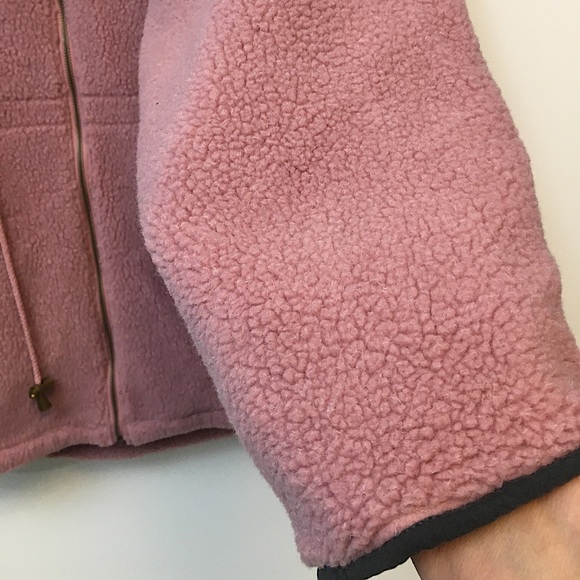 220 Hickory NWOT Mauve, Thick Fleece, Drawstring Jacket/Coat - Picture 4 of 10